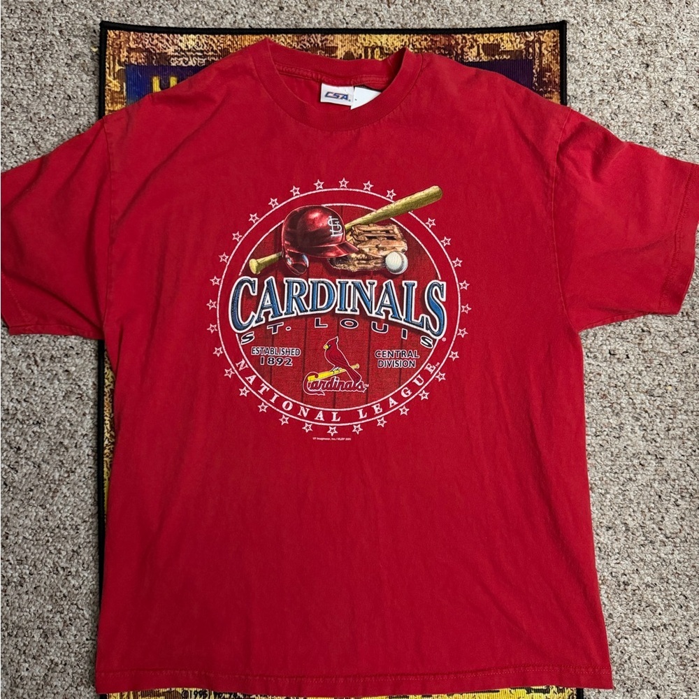 RARE Vintage St. Louis Cardinals Red‎ T-Shirt